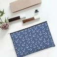 thumbnail image 6 of Easygdp Nautical Anchors Makeup Bag Toiletry Bag Canvas Makeup Bags Zipper Cosmetic Pouch Travel Cosmetic Pouch for Women Gifts, 6 of 7