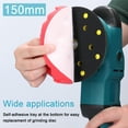 thumbnail image 4 of Polishers,Orbital Sander Polisher Wood Metal Car Polisher Wood 6 Speed Adjustable Metal 6 Speed Wood Tool 150mm Motor Tool Car Polisher Qisuo Dsfen Xinzy Polishers Siuke 150mm Multicolor, 4 of 7