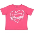 thumbnail image 3 of Inktastic I Love My Mommy in White Chalk Heart Boys or Girls Toddler T-Shirt, 3 of 5