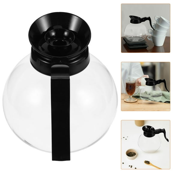 HEMOTON Glass Stovetop Tea Kettle Ceramic Teapot Warmer Transparent
