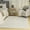 Beige, variant on Nourison Soft Plush Rabbit Fur 4' x 6' Beige Contemporary Indoor Rug