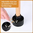 thumbnail image 5 of Bed Risers, Adjustable Furniture Risers Height Adjustable 1.8in-2.3in, 5 of 5