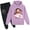 Purple, variant on Teen Sweatsuit Messi_10 Long Sleeve Hoodies and Sweatpants Set-2 Piece Casual Sweatshirts Hooded Suit for 8-16 Years