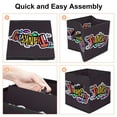 thumbnail image 4 of Thanksgiving Font Large Capacity Foldable Storage Basket with Handle 10.8"x10.5"x10.6" - Storage Bins, Storage Bin, Storage Box, 4 of 6
