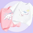 thumbnail image 2 of Kawaii Sanrioed Cinnamoroll Kids T Shirt Kids Boys Girls Summer Cartoon Tops Short Sleeve Clothes Shirts Children\'s Clothing, 2 of 10