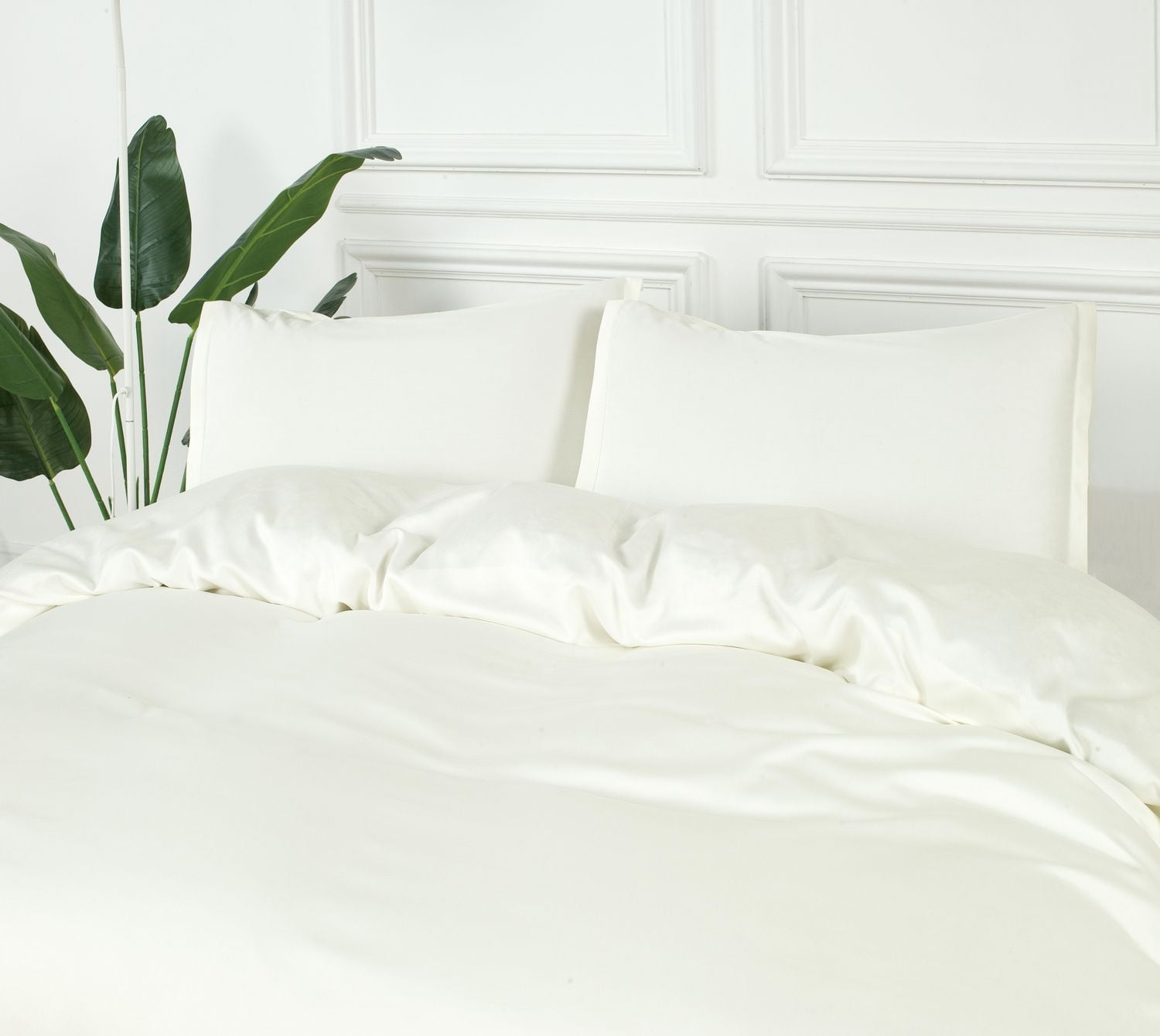 Fabstyles 100% Bamboo Duvet Cover | Silky Soft, Breathable, Cooling, Hypoallergenic and Oeko-TEX Certified Bamboo Comforter Cover for Queen, King