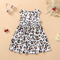 thumbnail image 2 of Uccdo 2T-12T Girls Casual Summer Dresses Cute Printed Beach Wear Boho Dress Sleeveless Sundress, 2 of 8