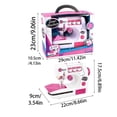 Kids Sewing Machine Toy Kit, 22Pcs Beginner Set with Finger Guard and ...