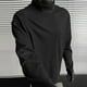 thumbnail image 5 of pstuiky camisas de hombre de manga larga, Suéter deportivo informal de manga larga y cuello alto de color liso para hombre Tops casuales para hombres xl, 5 of 6