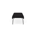 thumbnail image 3 of Waterfall Reception Waiting Room Healthcare 3-Seat Bench / Black Steel / Black, 3 of 5
