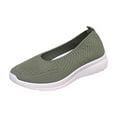 thumbnail image 5 of Xucatan Women's Breathable Knit Slip On Sandals, Lightweight Soft Sole Casual Flats, Comfortable Walking Shoes for Spring Summer Daily Wear Gift, 5 of 7