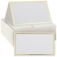 thumbnail image 3 of WEUVEB White Foldable Table Place Cards Smooth Writing for Events and Banquets 200Pcs, 3 of 8
