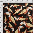 thumbnail image 3 of oneOone Cotton Poplin Brown Fabric Tropical Toucans Birds Fabric For Sewing Printed Craft Fabric By The Yard 56 Inch Wide, 3 of 4