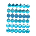 thumbnail image 3 of GUOOL 36Pcs Christmas Balls Ornaments Hanging Assorted Shatterproof Christmas Tree 6cm Lake Blue, 3 of 9
