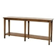 thumbnail image 2 of Dox Sofa Console Table, Shelf, Reclaimed Pine, Antique Brown, 71 Inch, 2 of 5