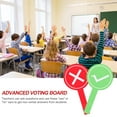 thumbnail image 3 of SHISUYAN 2Pcs Answer Paddle Reusable Teaching Game Paddle Teacher Classroom Event Supplies, 3 of 9