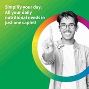 Mens One Multivitamin with Vitamin C, D and Zinc | 120 Vegetarian Caplets | by Rainbow Light