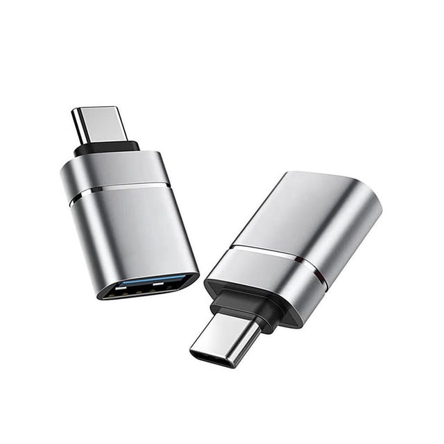 pitrice 2Pcs Type-C Converter Adapter Micro Smartphones Computer USB Disk Connector Controller Adaptor Extended Accessories