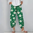 Deals 15 & Under Petal Pants Women Plus Size Floral Print Beach Pants