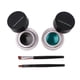 thumbnail image 1 of Juego de delineador de ojos en gel 2 en 1, color negro y marrón, delineador de ojos colorido, impermeable, mate, a prueba de manchas, 2 brochas de maquillaje para ojos incluidas, kit de regalo de, 1 of 6