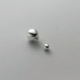 thumbnail image 6 of K-KED 925 Sterling Silver 4mm&8mm Beads Ball Stud Earrings Screw Backs Two Way, 6 of 6