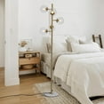 thumbnail image 5 of KCO Lighting Clear Bubble Glass Floor Lamp Nordic Globe Floor Lamp Modern Gold Standing Light Tall Standing Light, 5 of 8