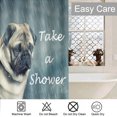 thumbnail image 4 of Upset Dog Shower Curtain Set 72x72 Inch Rain Take A Shower Bathroom Decor Waterproof Fabric Curtains with Hooks, 4 of 4
