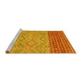 thumbnail image 2 of Ahgly Company Machine Washable Indoor Rectangle Southwestern Yellow Country Area Rugs, 2' x 4', 2 of 4