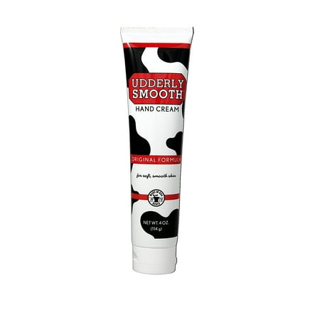 Hand Cream, non-greasy skin moisturizer for dry skin, lightly fragranced 4 Ounce tube, GENERAL SKIN CARE: Developed by a pharmacist, lightly scented Udderly Smooth Body.., By Udderly