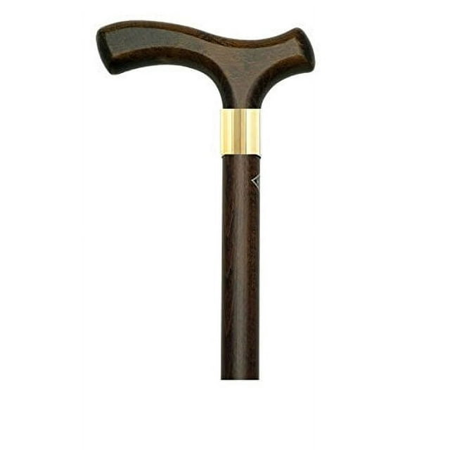 Men Fritz Cane Walnut Shaft, Walnut Handle -Affordable Gift! Item #HAR-9005307