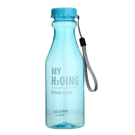 

Jpgif 550ML Outdoor Sports Travel Water Bottle Portable Leak-proof Camping Water Cup With Lanyard