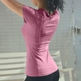 thumbnail image 4 of Short Sleeve Workout Tops for Women Stretchy Slim Fit Running Sports Shirts Mesh Yoga Gym Top, 4 of 8