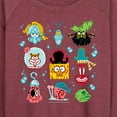 thumbnail image 3 of The Spongebob Movie: Search For Squarepants - Grid - Women's French Terry Long Sleeve Pullover, 3 of 6
