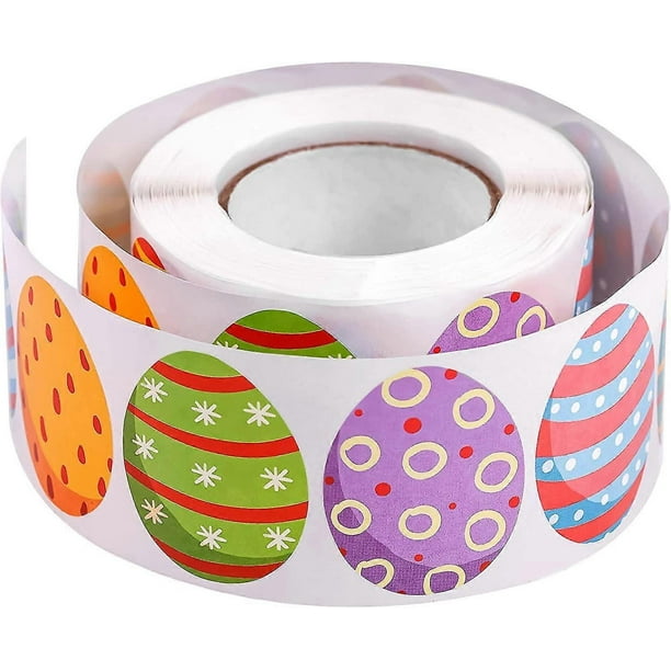 Easter Stickers Happy Easter Egg Roll Stickers Kids Party Decor Stickers Lh-1