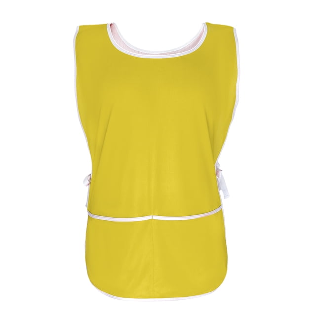 TOPTIE Mesh Event Staff Vests, Breathable Golf Caddie Bibs with Pockets for Tournaments Volunteer