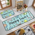 thumbnail image 4 of Easter Floor Mat Set of 2, Holiday Entryway Door Mat with Cartoon Rabbits, Non-Slip Low-Profile Indoor Mat for Kitchen, Bathroom, Porch, and Home Decor, 4 of 6