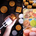 thumbnail image 3 of Molde de Mooncake de decoración para hornear, diseño de flores, bombas de baño, regalo duradero Feliz Sencillez, 3 of 5