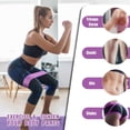 thumbnail image 2 of 3-Pack Fabric Resistance Bands, Anti-Slip Booty Loops for Full Body Workout, 2 of 4