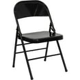 thumbnail image 1 of Flash Furniture Hercules Series Black Metal Folding Chair, 1 of 9