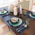 thumbnail image 6 of Placemats Set of 4 / 6, Mystical Underwater Coral Scene Placemats for Dining Table Indoor/Outdoors Heat Resistant Washable Placemats 18" x 12", 6 of 8