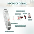 thumbnail image 5 of QCQHDU High Flow Shower Head - High Pressure Rain - 6 Inch Rainfall Spray Shower Head- 360° Rotation Adjustable Rustproof Bathroom Shower Head, 5 of 6