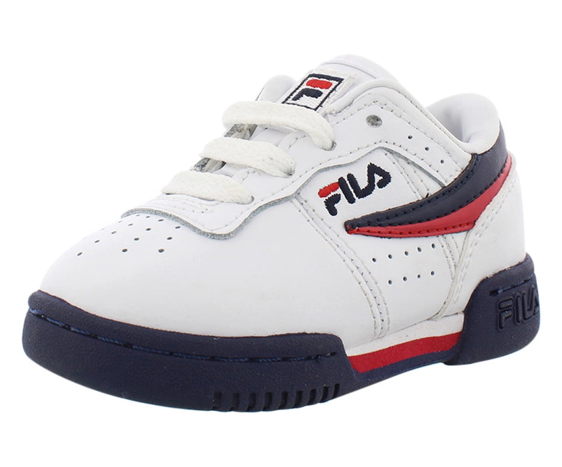FILA Fila Original Fitness Baby Boys Shoes Size 5, Color White/Navy