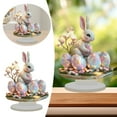 thumbnail image 1 of Binwennn Ornament Pack Big Christmas Ornament Christmas Keepsake Ornament Easter Colored Flowing Rabbit Animal Fairy Tale Color Desktop Decoration Pendant Assembly Props, 1 of 8