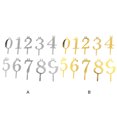thumbnail image 3 of relayinert Digital Birthday Cake Candlestick Set With Customizable Number Combination Brightens Every Special Occasion Or Date gold, 3 of 6