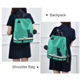 thumbnail image 4 of FORMRS Women's Travel Backpack Purse Anti-Theft Hidden Pockets Casual Shoulder Bag, Green Cat, 4 of 7