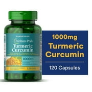 Puritans Pride Turmeric Curcumin with Bioperine, 1000mg, 120 Count