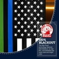 thumbnail image 3 of Anley Rip-Proof Double Sided 3-Ply Thin Blue Red and Green Line USA Flag 3x5 Foot - Honoring Police Officers Firefighter and Border Patrol Agents Flags, 3 of 8