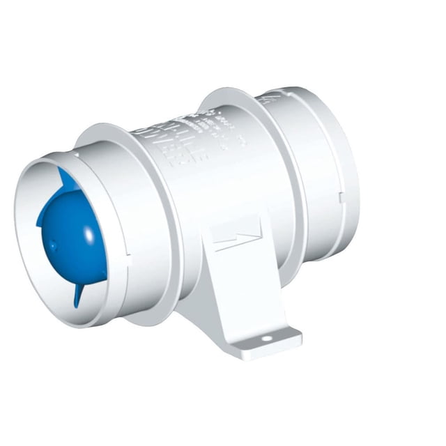 Accesorios de navegación Rule Bilge Blower-4 Inline RUL 240, blanco