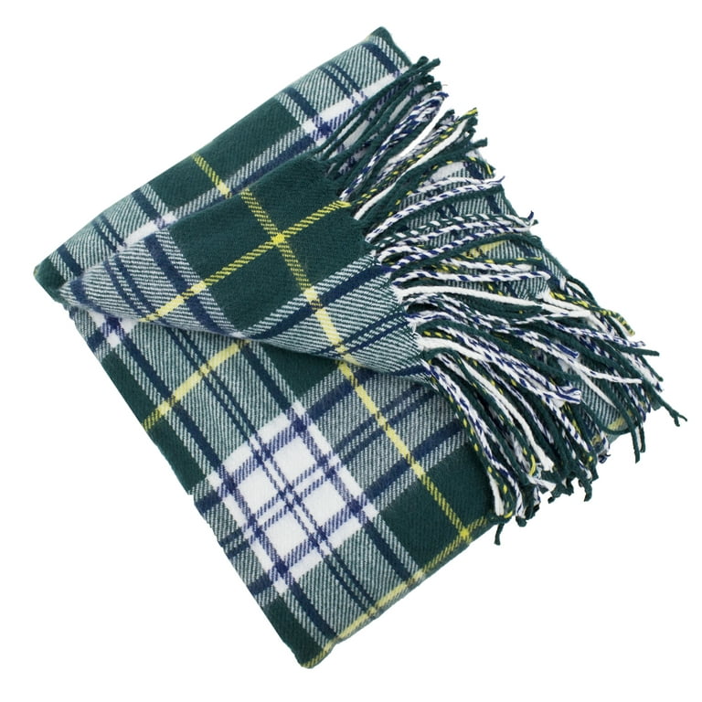 Green tartan throw new arrivals
