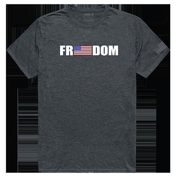 Freedom Tactical Graphic T-shirt, Heather Charcoal - Large